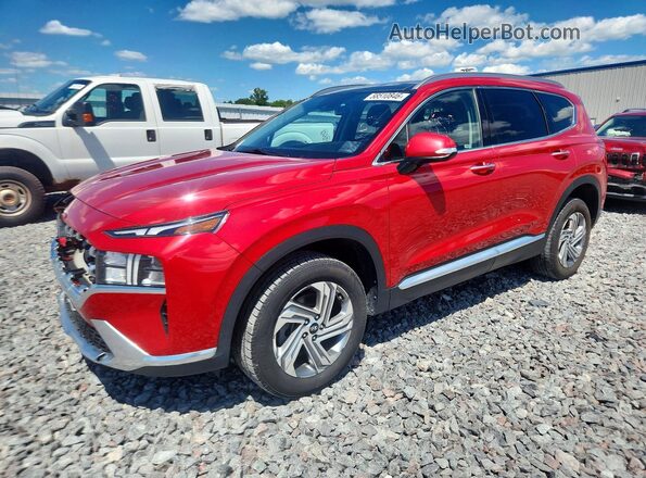 5NMS3DAJ1PH513394 2023 HYUNDAI SANTA Red Trasero izquierdo