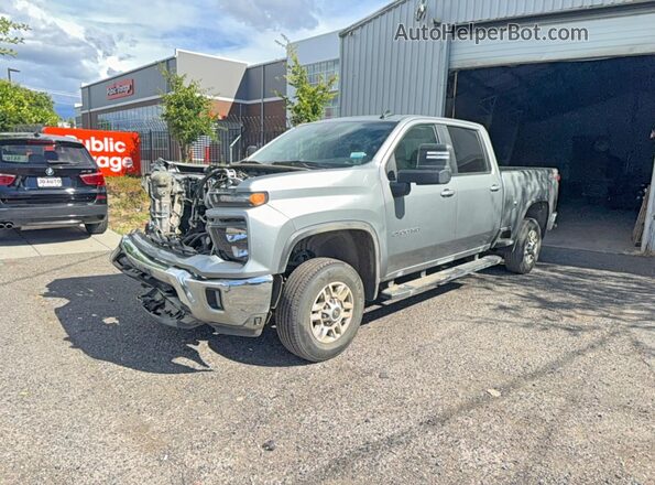 2GC1KNEY7S1225095 2025 CHEVROLET SILVERADO Silver Rear right