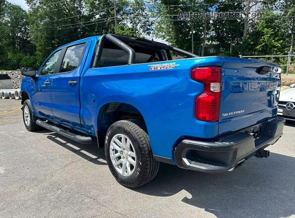 3GCPDCED2NG517352 2022 CHEVROLET SILVERADO Blue უკანა მარჯვენა