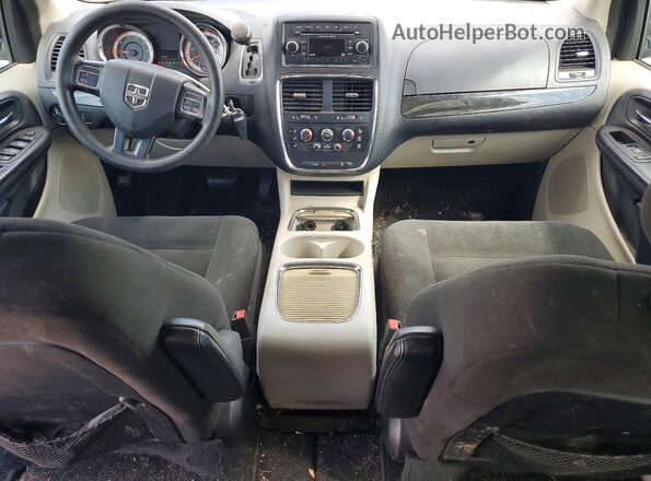 2C4RDGCG9GR353155 2016 DODGE CARAVAN White Вид щитка приладів