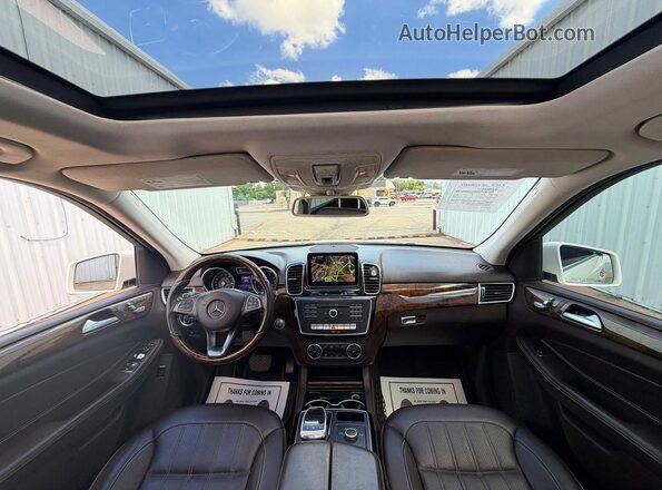 4JGDA5JB4GA708618 2016 MERCEDES-BENZ GLE White უკანა სავარძლების ხედი