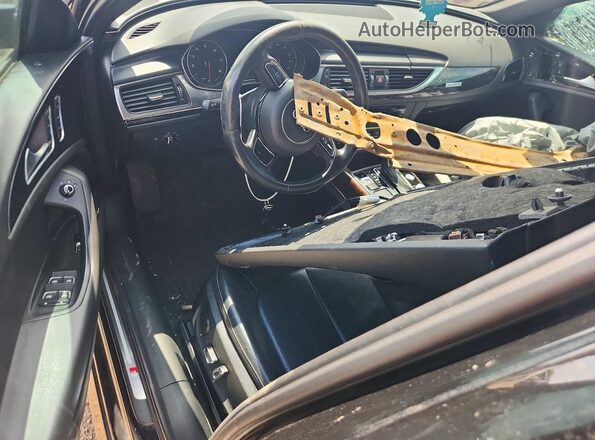 WAUFGAFC3GN070955 2016 AUDI A6 Black Vista del cuadro de instrumentos