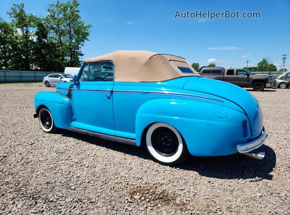 186701051 1941 FORD CUSTOM Blue Tył lewy