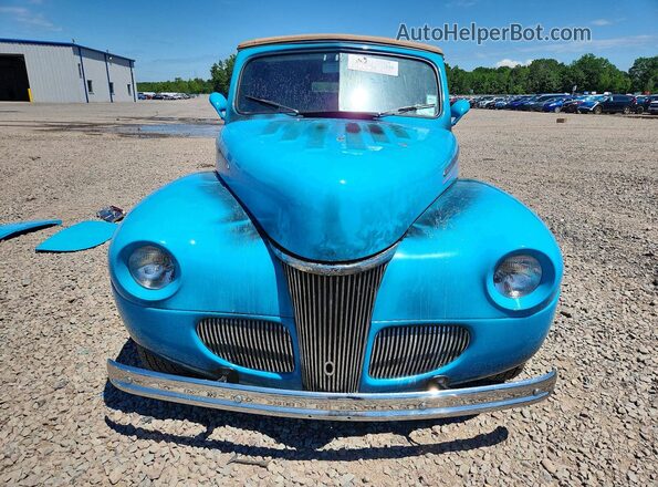 186701051 1941 FORD CUSTOM Blue Widok z przodu