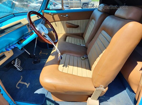 186701051 1941 FORD CUSTOM Blue Widok wnętrza z przodu