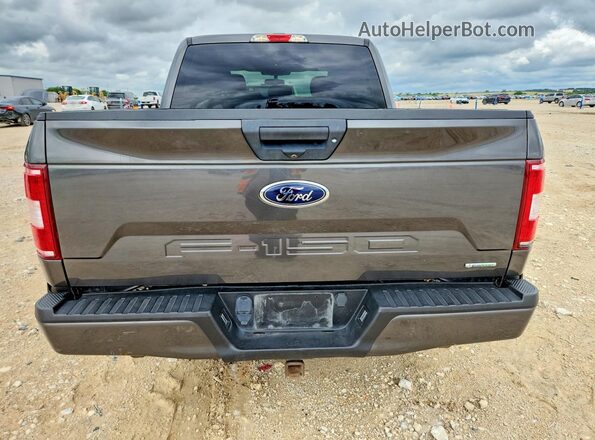 1FTEW1EP3KKC30641 2019 FORD F150 Gray Widok wnętrza z przodu
