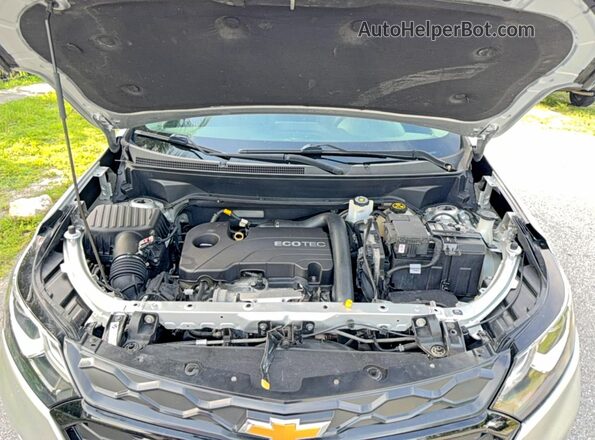 3GNAXJEV5JL383360 2018 CHEVROLET EQUINOX Серебряный Вид панели приборов
