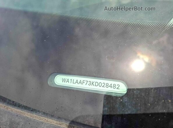 WA1LAAF73KD028482 2019 AUDI Q7 Black 
