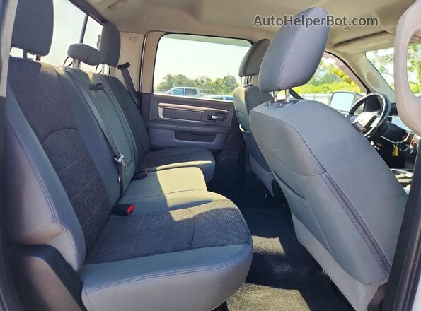 3C6RR7LG7JG230377 2018 RAM 1500 White Rear interior view