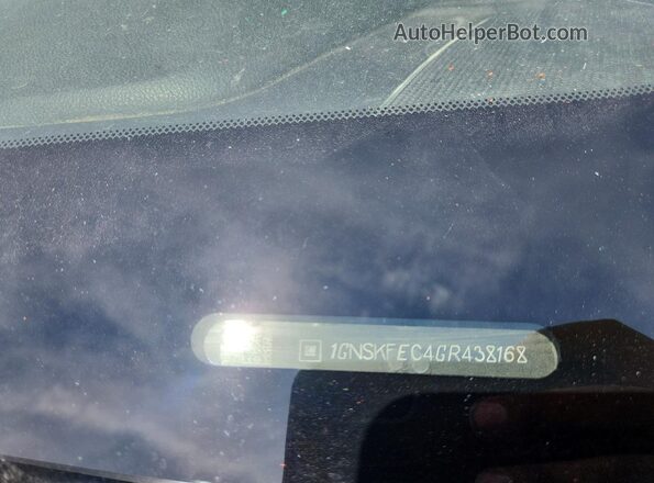 1GNSKFEC4GR438168 2016 CHEVROLET TAHOE White 