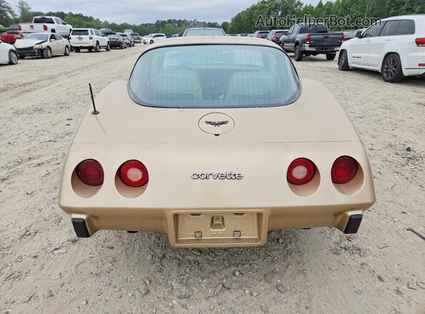 1Z8789S403398 1979 CHEVROLET CORVETTE Tan Widok wnętrza z przodu