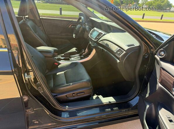 1HGCR3F95GA030921 2016 HONDA ACCORD Black 