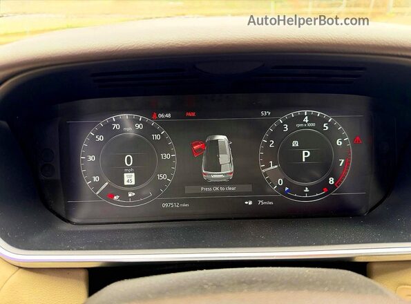 SALWG2RV2JA697563 2018 LAND ROVER RANGE ROVER Black Вид панелі приладів