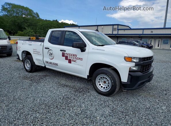 1GCRWAEF5KZ190076 2019 CHEVROLET SILVERADO White Вид спереду