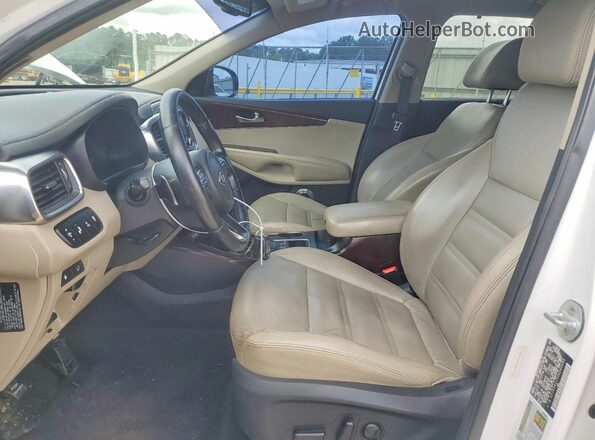 5XYPH4A15HG240446 2017 KIA SORENTO White წინა პანელის ხედი