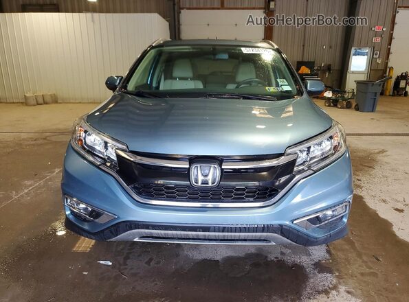 2HKRM3H72GH561666 2016 HONDA CRV Blue Вид ззаду