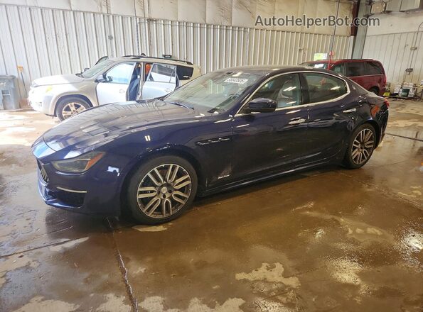 ZAM57YTL7J1293294 2018 MASERATI GHIBLI Blue უკანა მარცხენა