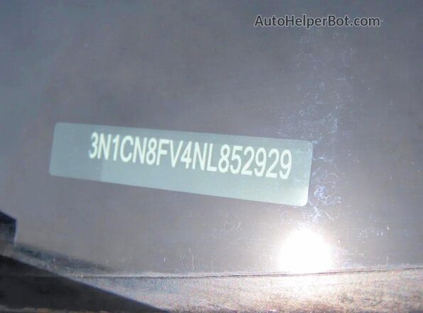 3N1CN8FV4NL852929 2022 NISSAN VERSA Orange Vista interior trasera