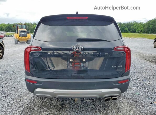 5XYP34HC7MG153650 2021 KIA TELLURIDE Black Front interior view