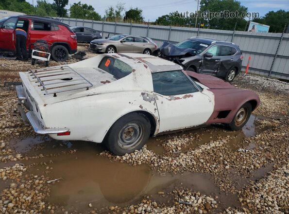 194370S408370 1970 CHEVROLET CORVETTE Белый Задняя правая четверть