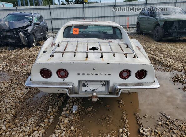 194370S408370 1970 CHEVROLET CORVETTE Белый Вид сзади
