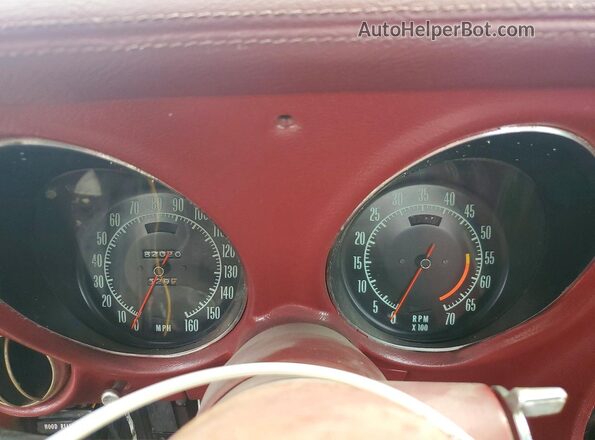 194370S408370 1970 CHEVROLET CORVETTE Белый Вид щитка приборов