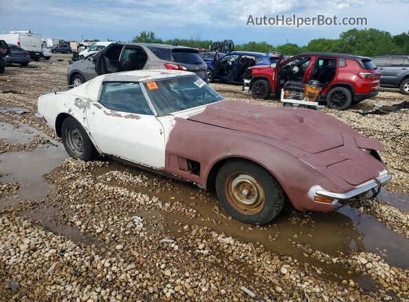 194370S408370 1970 CHEVROLET CORVETTE Белый Передняя правая четверть
