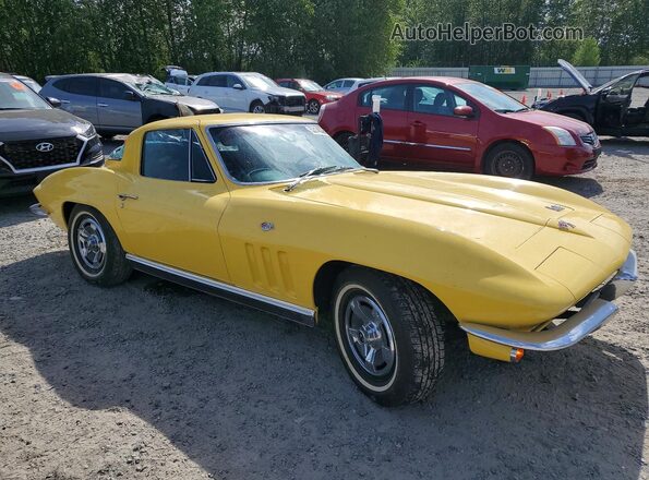 194376S103344 1966 CHEVROLET CORVETTE Желтый Передняя правая четверть