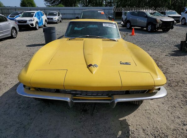 194376S103344 1966 CHEVROLET CORVETTE Желтый Вид спереди