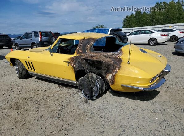 194376S103344 1966 CHEVROLET CORVETTE Желтый Задняя левая четверть