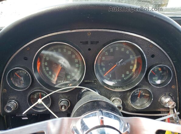 194376S103344 1966 CHEVROLET CORVETTE Желтый Вид щитка приборов