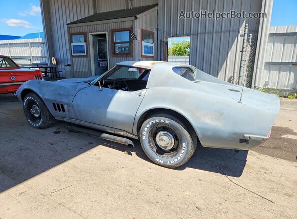 194378S420546 1968 CHEVROLET CORVETTE Blue Tył lewy