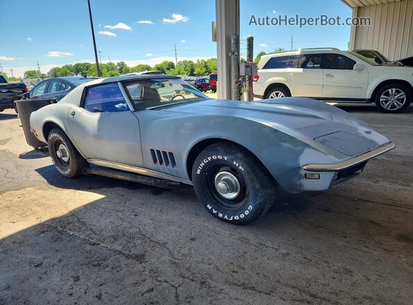 194378S420546 1968 CHEVROLET CORVETTE Blue Przód prawy