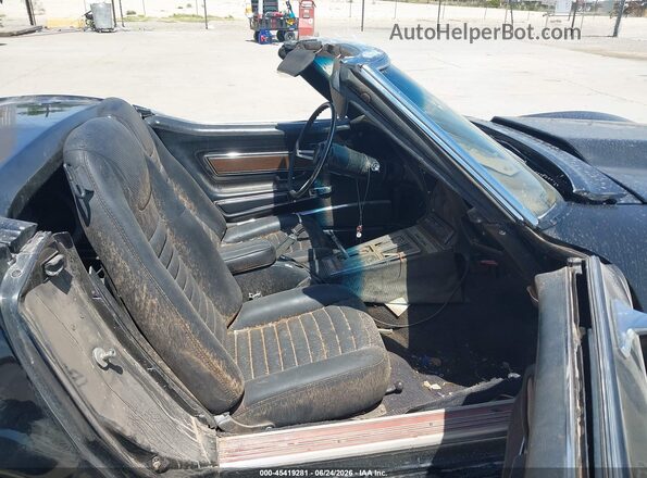 194670S406641 1970 CHEVROLET CORVETTE Черный Вид салона спереди