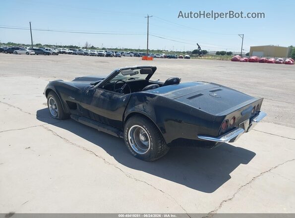 194670S406641 1970 CHEVROLET CORVETTE Черный Задняя левая четверть