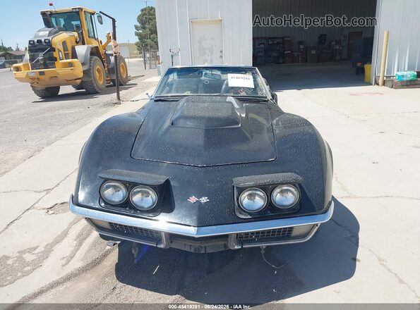 194670S406641 1970 CHEVROLET CORVETTE Черный Вид щитка приборов