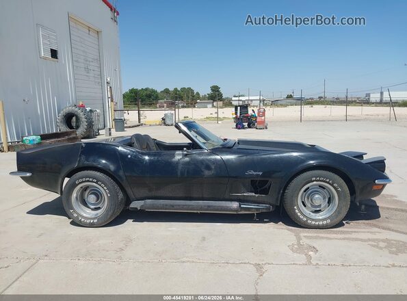 194670S406641 1970 CHEVROLET CORVETTE Черный Вид задней части салона