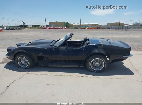 194670S406641 1970 CHEVROLET CORVETTE Черный Панорамный вид салона 360°