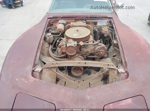 194678S406822     1972 CHEVROLET CORVETTE Maroon Widok z tyłu