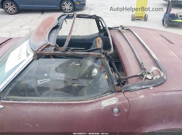 194678S406822     1972 CHEVROLET CORVETTE Maroon Widok z przodu