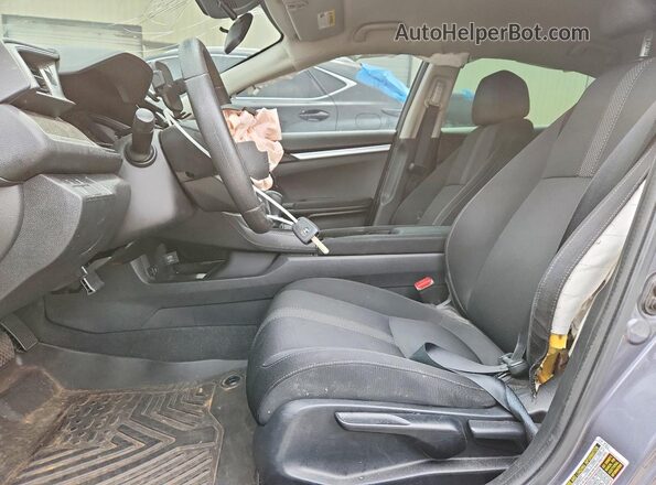 2HGFC2F62KH533816 2019 HONDA CIVIC Gray Widok deski rozdzielczej