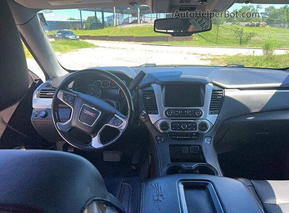 1GKS1BKC0LR201992 2020 GMC YUKON Brown Vista de los asientos traseros