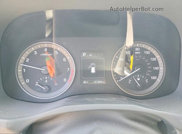 KM8J3CA4XJU652385 2018 HYUNDAI TUCSON Blue 
