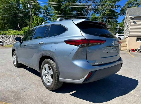 5TDZZRAH1LS010303 2020 TOYOTA HIGHLANDER Blue 