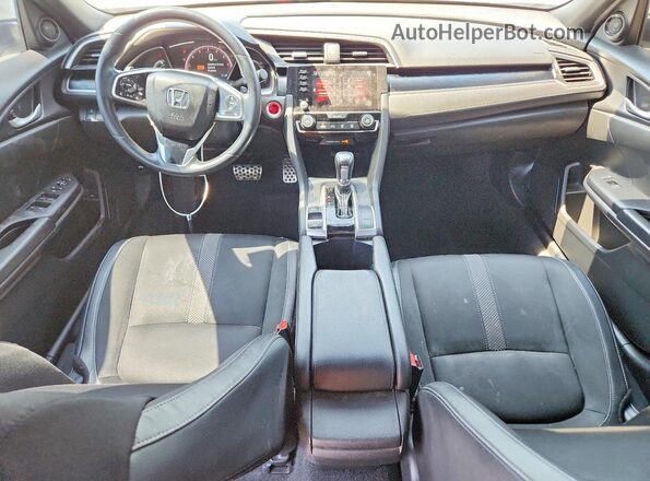 2HGFC2F83MH559619 2021 HONDA CIVIC Белый Вид щитка приборов