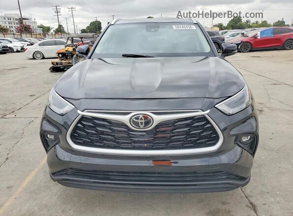 5TDKBRCH4SS668103 2025 TOYOTA HIGHLANDER Black Rear view
