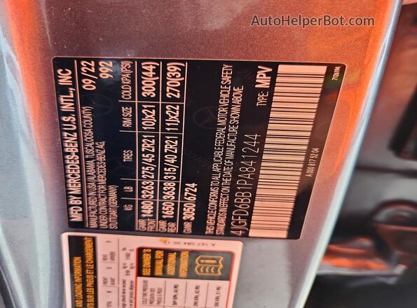 4JGFD6BB1PA841244 2023 MERCEDES-BENZ GLE Gray Սալոնի 360 աստիճան տեսք