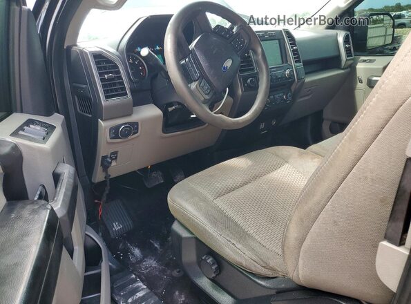 1FTEX1C56JKF68094 2018 FORD F150 Black Vista del cuadro de instrumentos