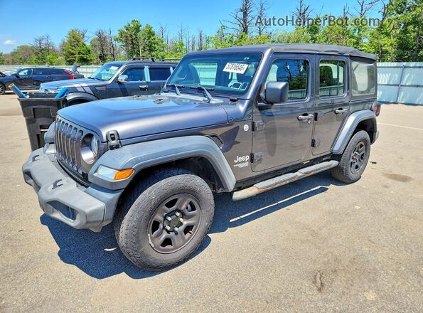 1C4HJXDG5JW192126 2018 JEEP WRANGLER Gray 
