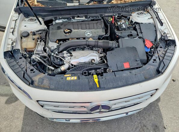 W1N4M4GB1MW130255 2021 MERCEDES-BENZ GLB-CLASS White Vista de la etiqueta del VIN
